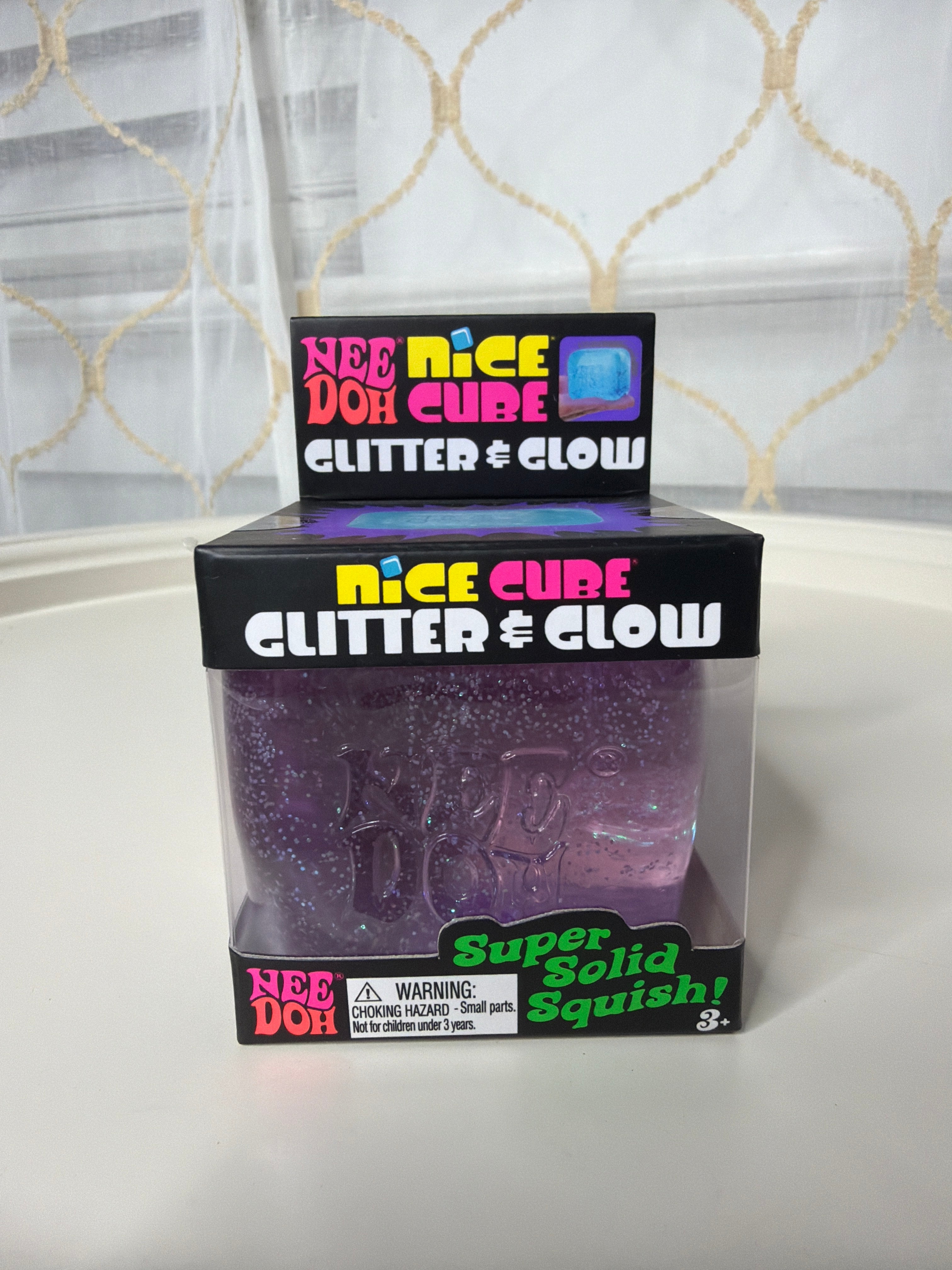 Needoh Nice Cube GLITTER AND GLOW