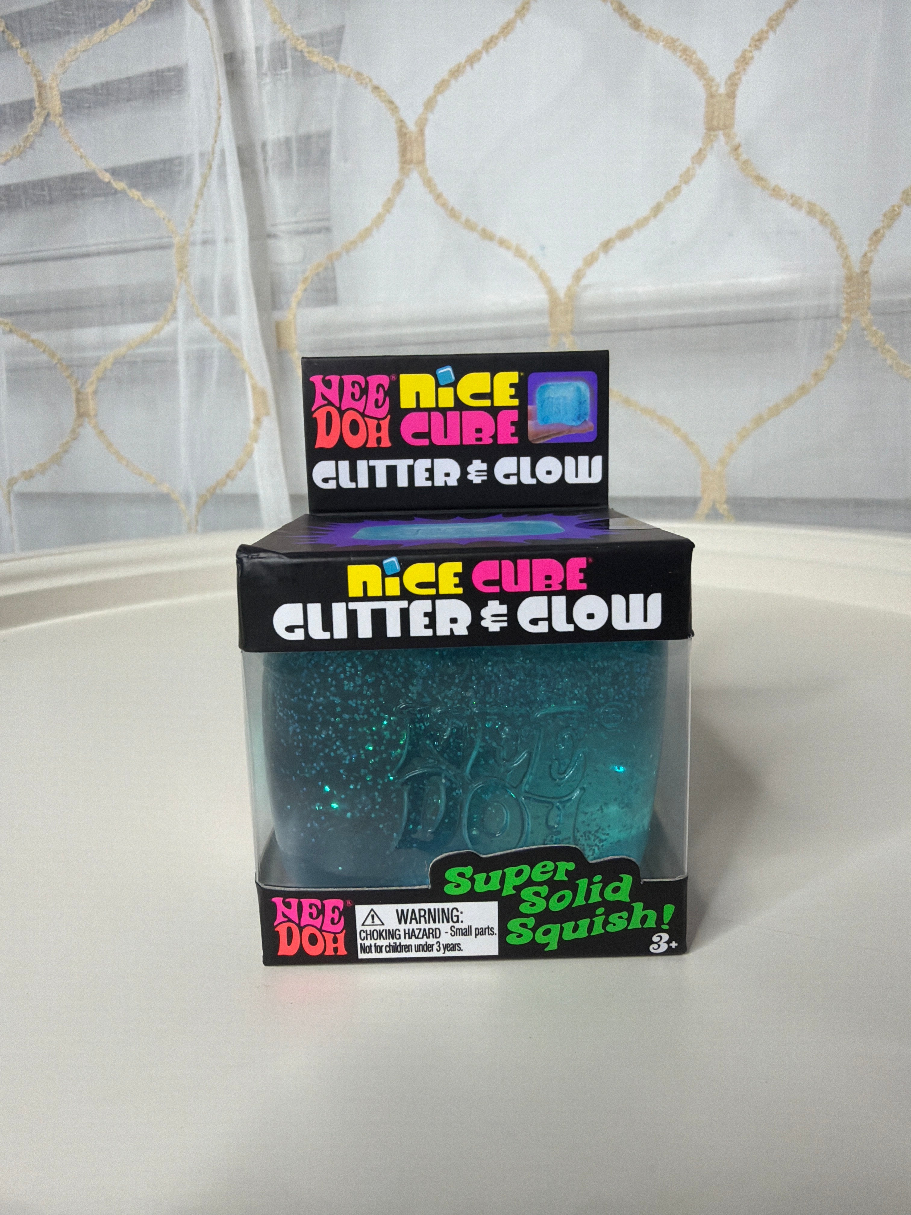 Needoh Nice Cube GLITTER AND GLOW