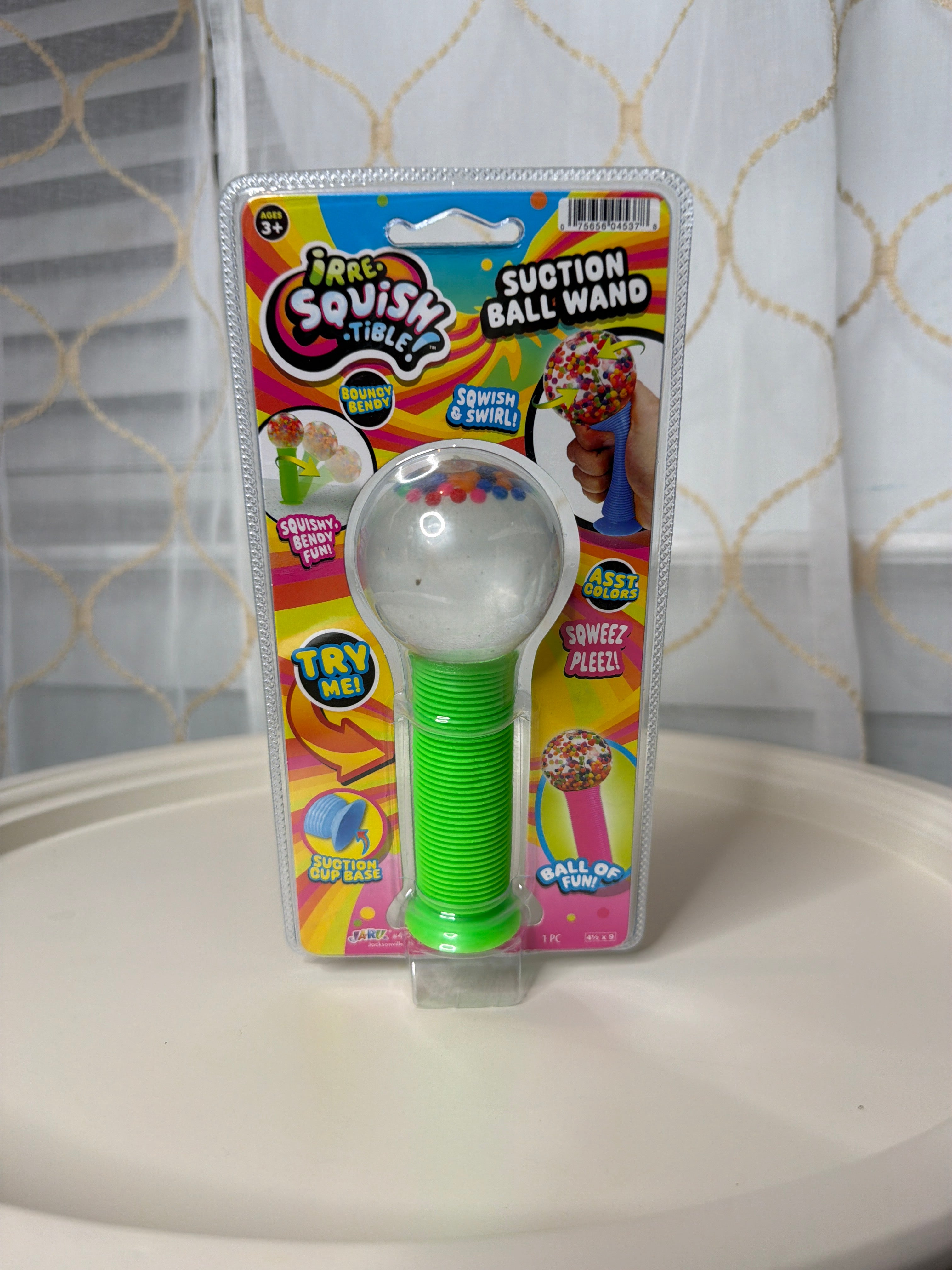 Squeezy suction wand