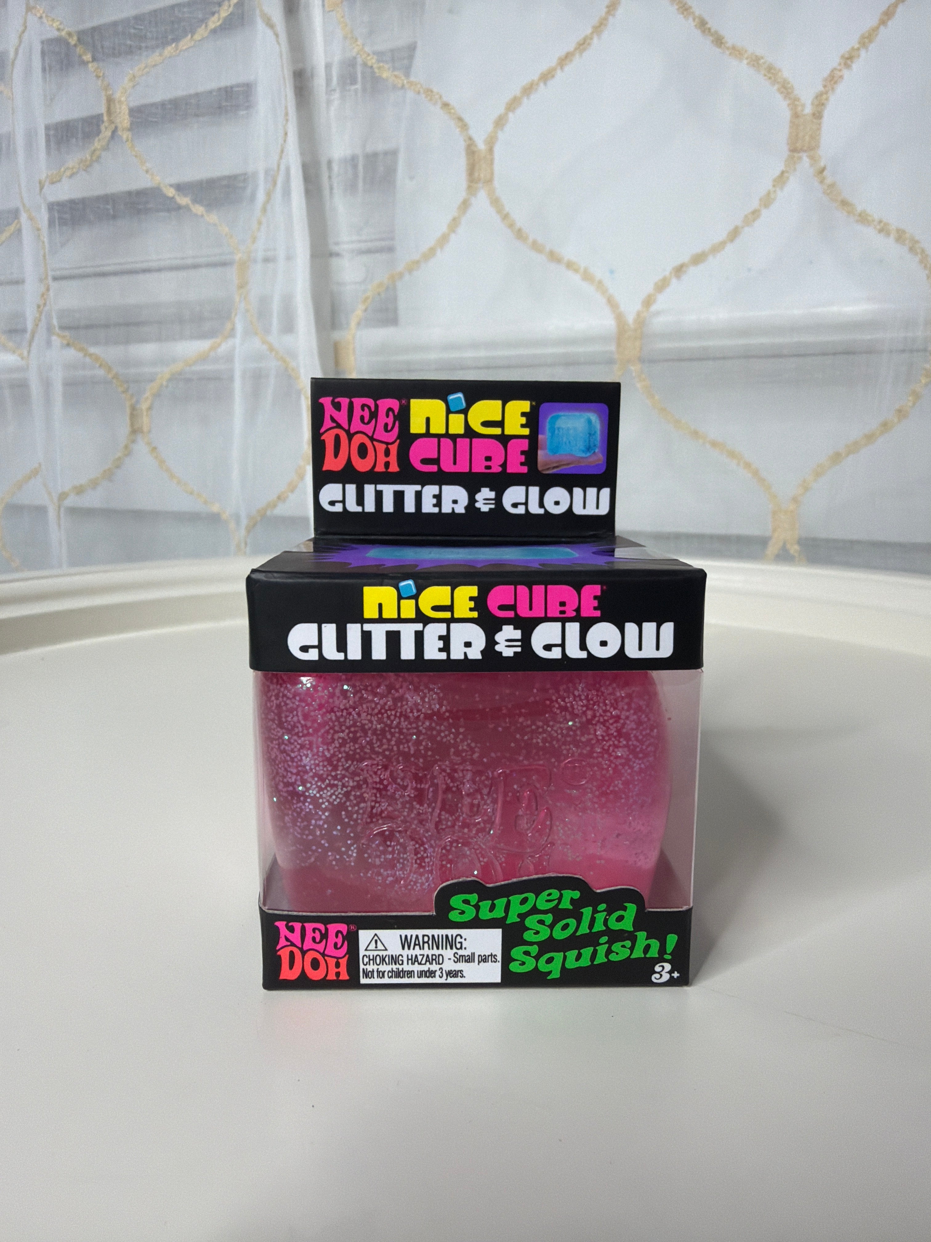 Needoh Nice Cube GLITTER AND GLOW