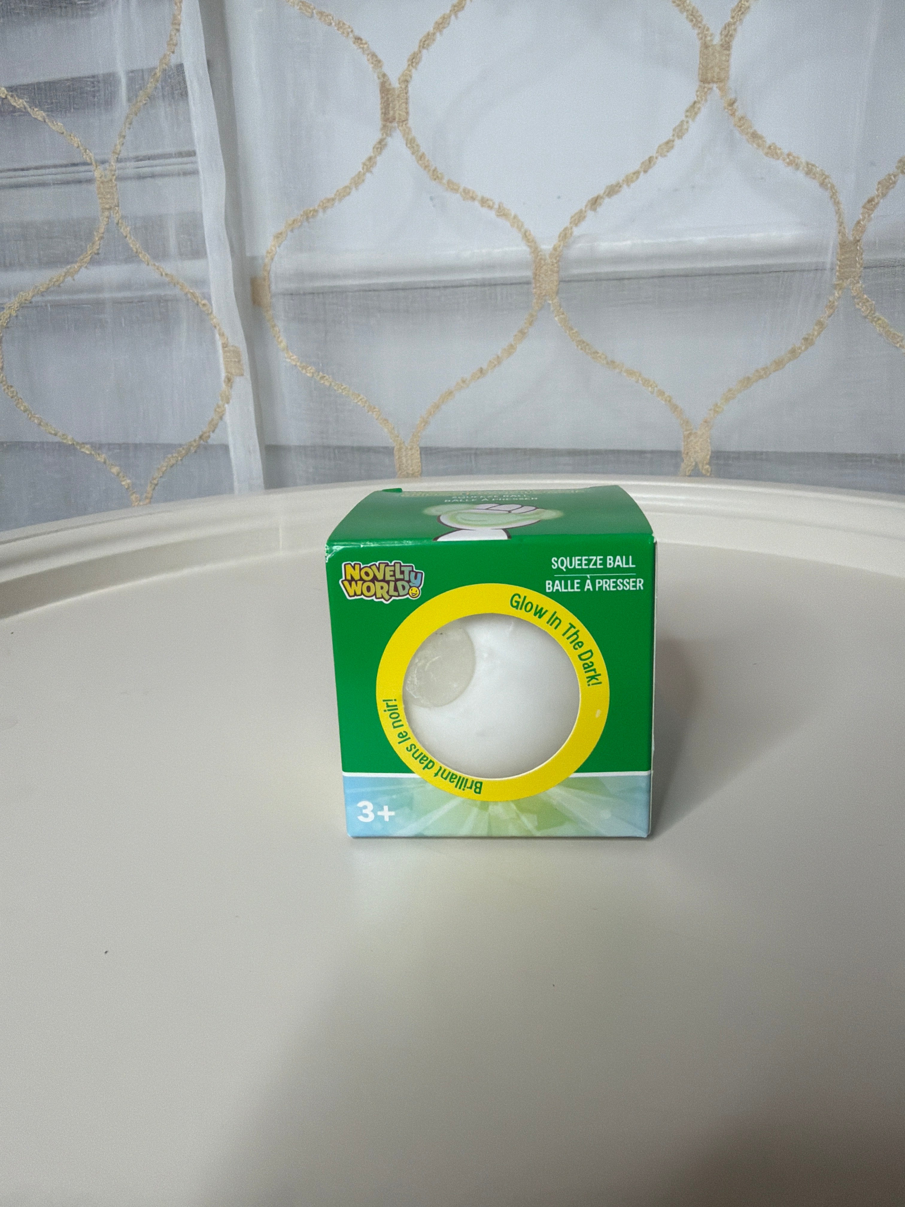 Glow in the dark squish ball
